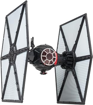 STAR WARS Micro Galaxy Squadron First Order القوات الخاصة TIE Fighter - مركبة 5 بوصة بأجنحة قابلة للإزالة ، برج دوار ، وملحق الشكل الصغير 1 بوصة