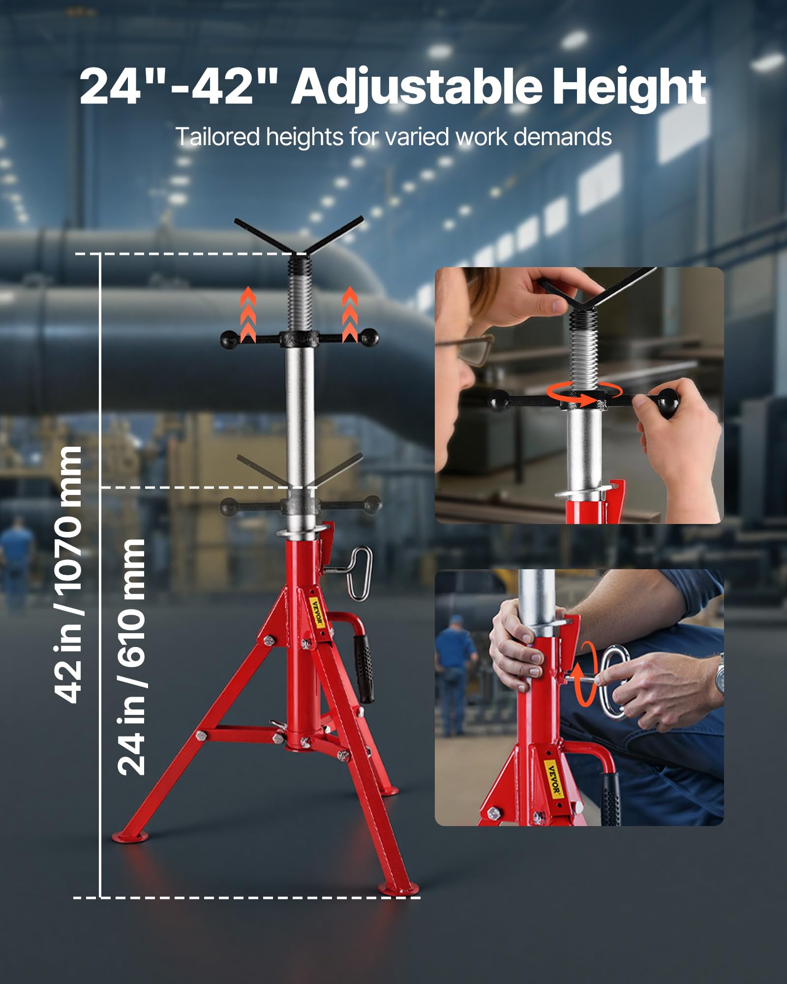 Rolstandaard 1134 kg laadvermogen Rolstandaard #45 Stalen rolstandaard Hoogteverstelbaar van 700 tot 1320 mm Opvouwbare standaard Krikstandaard Werkstandaard Montagestandaard voor tafelzaag Schaafmachine Schuurmachine | NL Rolstandaard 1134 kg laadvermogen Rolstandaard #45 Stalen rolstandaard Hoogteverstelbaar van 700 tot 1320 mm Opvouwbare standaard Krikstandaard Werkstandaard Montagestandaard voor tafelzaag Schaafmachine Schuurmachine | NL