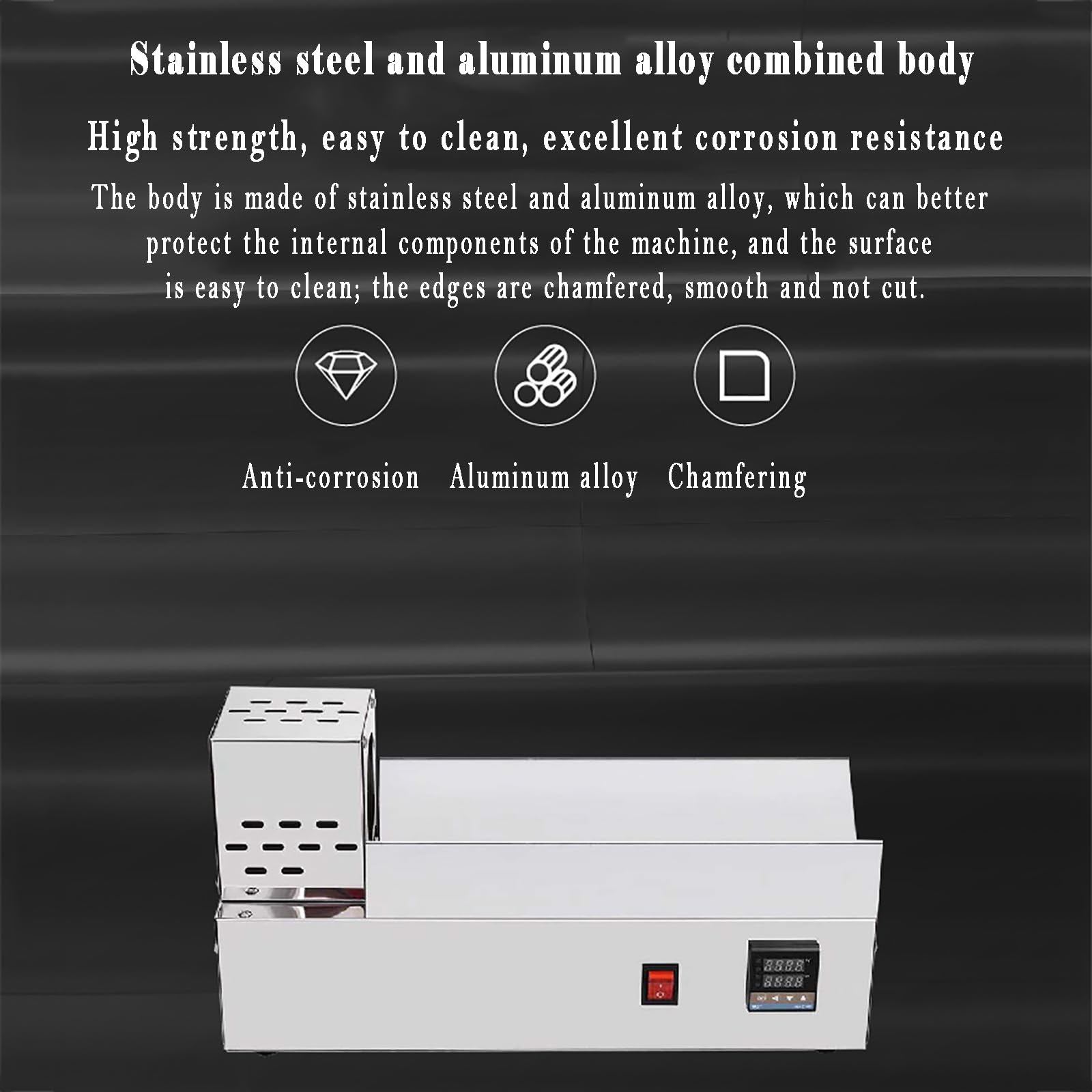 Máquina eléctrica de encogimiento de cápsulas de PVC para botellas, termorretráctil con temperatura ajustable, calentamiento uniforme, ideal para botellas de vino y bebidas