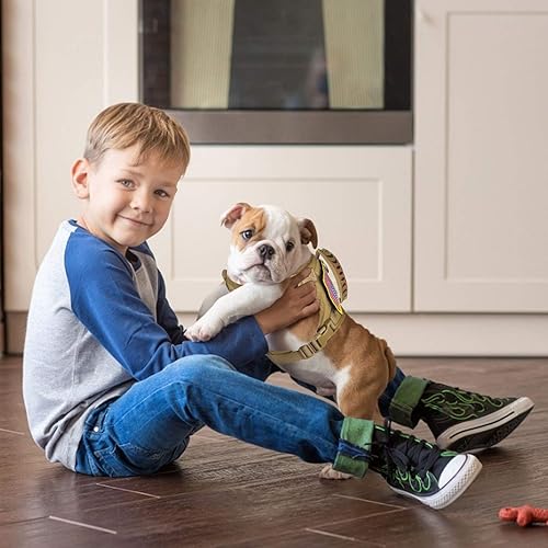 Miniatura 3 de Chaleco táctico de trabajo para perros, arnés de entrenamiento sin tirones, ajustable, chaleco militar al aire libre con mango de escombros Molle,