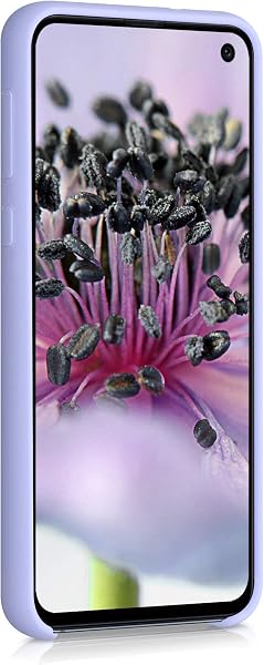 kwmobile Case Compatible with Samsung Galaxy S10e Case - Soft TPU Silicone Protective Phone Cover - Pastel Purple - 2