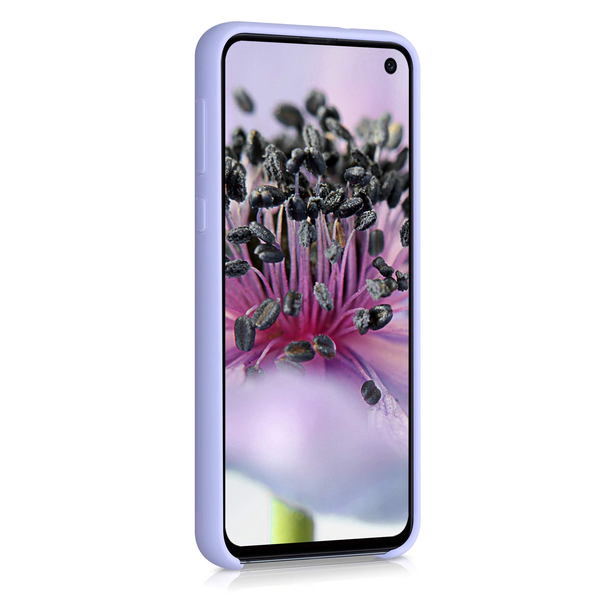 kwmobile Case Compatible with Samsung Galaxy S10e Case - Soft TPU Silicone Protective Phone Cover - Pastel Purple - 2