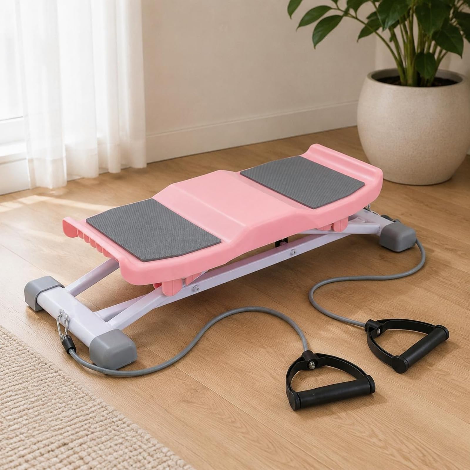 Gralara Schiebetrainer Beintraining Fitness-Gleitfläche Leicht zu Tragen Heimfitness für Wohnung