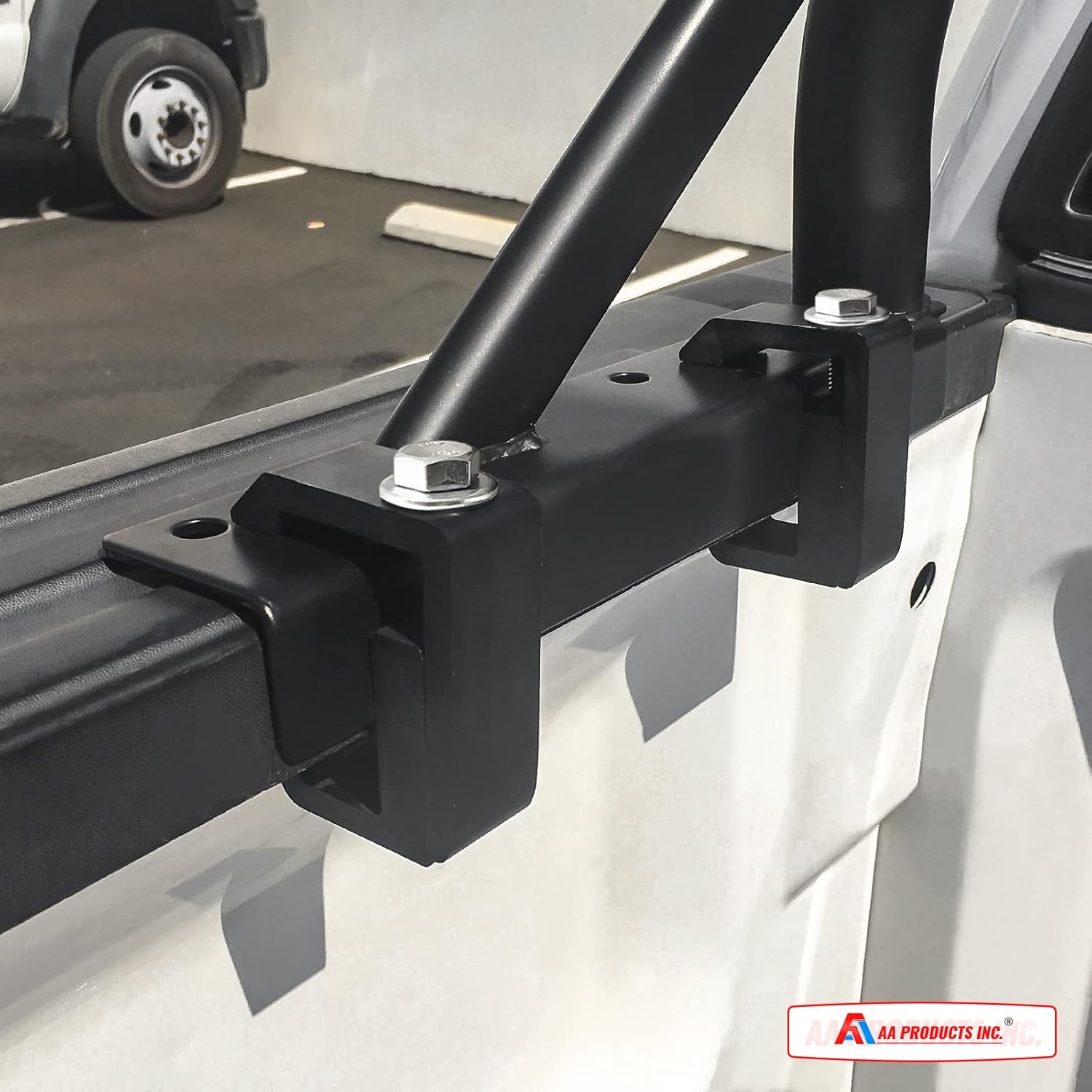 AA-Racks P-AC-05 Truck Cap/Camper Shell Mounting Clamp fit Chevy Silverado Sierra,Dodge Dakota Ram,Ford F150,Mitsubishi Raider,Nissan Titan,Toyota Tundra, Set of 4 - Black