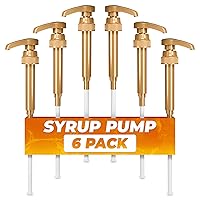 Vista 11 de Juego de 4 bombas de jarabe de botella ajustables con cerradura estilo laboratorio de 12.4 pulgadas de largo, entrega precisa de líquidos, a prueba