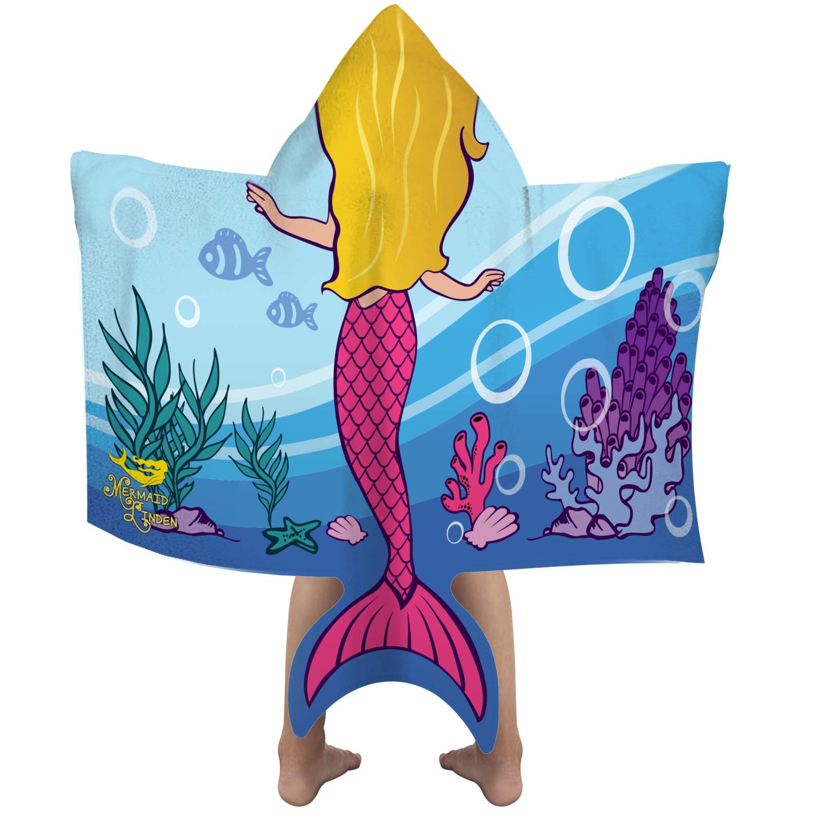 Body Glove Mermaid Linden Hoodie Towel