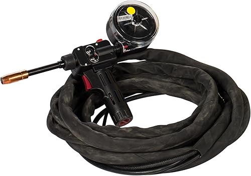 TWECO 1027-1397 MIG - Pistola de carrete para soldador Rebel 215ic multiproceso, alambre de soldadura de 023 a 035 pulgadas, 160 amperios, cable de