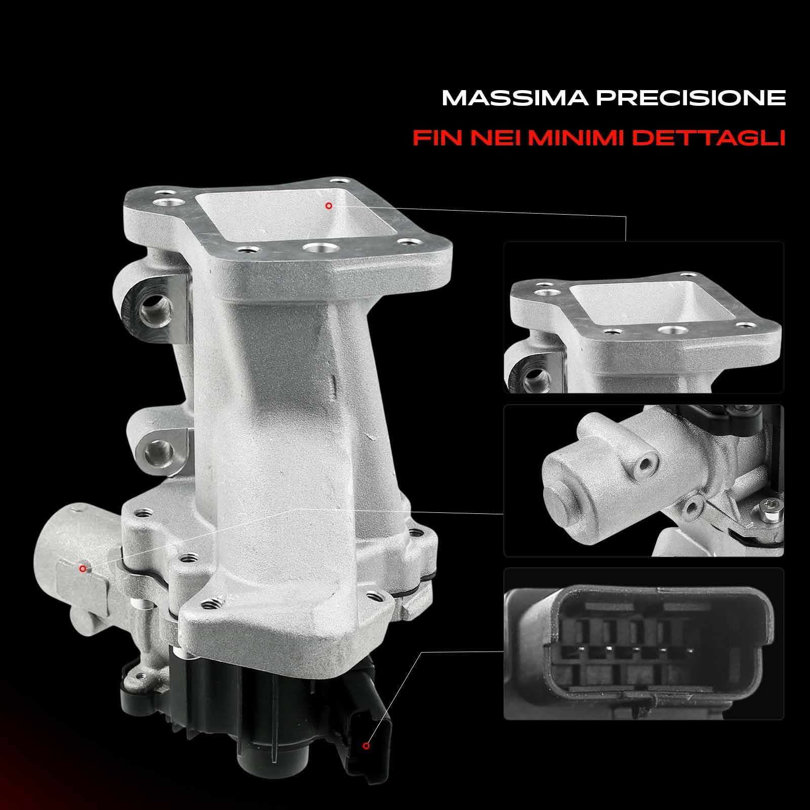Frankberg Valvola EGR per il ricircolo dei gas di scarico 1427355 | Compatibile con: Galaxy WA6, 607 9D 9U, S-Max WA6, Mondeo IV Berlina BA7, R.a.n.g.e R.o.v.e.r Evoque L538, Ulisse 179