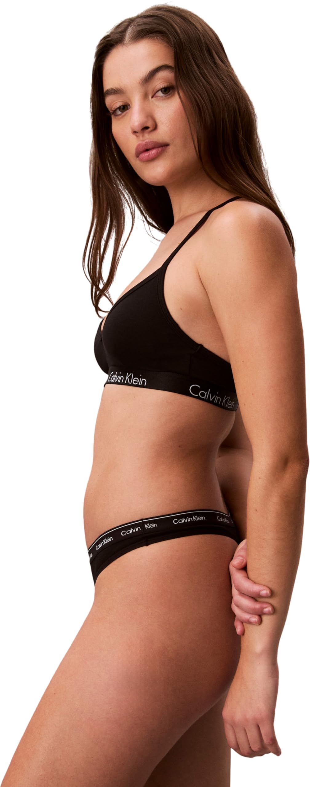 Calvin Klein Women Thong 7 PK Red (Blck/PrSrbt/ICNLGSTRP GRYHTHR/SnwHt) XL