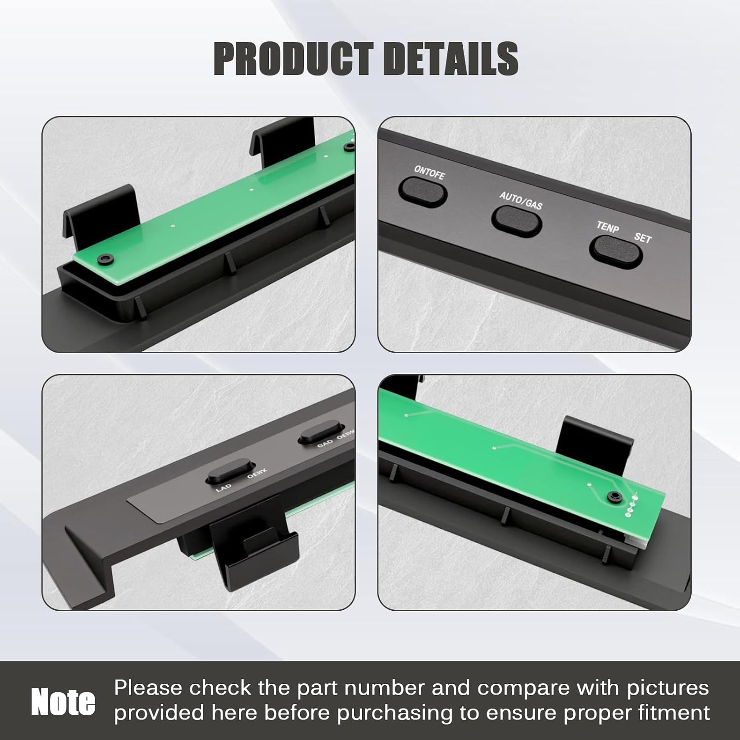 Replace 3850964036 Refrigerator Button 2-Way Circuit Board Kit Compatible with RM1350 RM3762 RM3962 Replace for 3850964010 Refrigerator