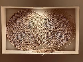 Kelmntar Mariam.Macrame - boho décor - Bamboo Wall Decor Set of 2