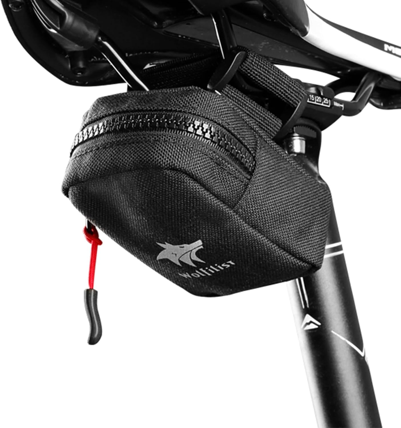 Compact Cycling Saddle Bag - Fits Under Bike Seat for easy storage - Road Bike & Bicycle Seat Bag - Tiny Durable & Water-resistant (Mini)