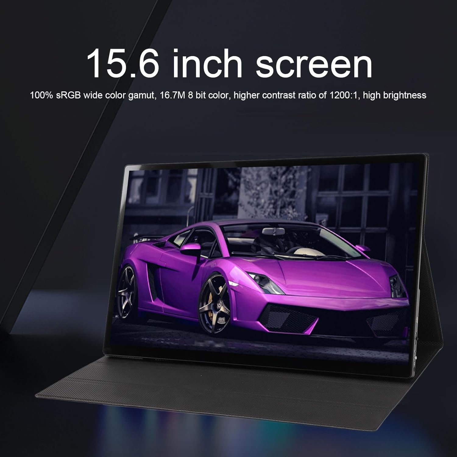 Vivid display of Bewinner Portable Monitor