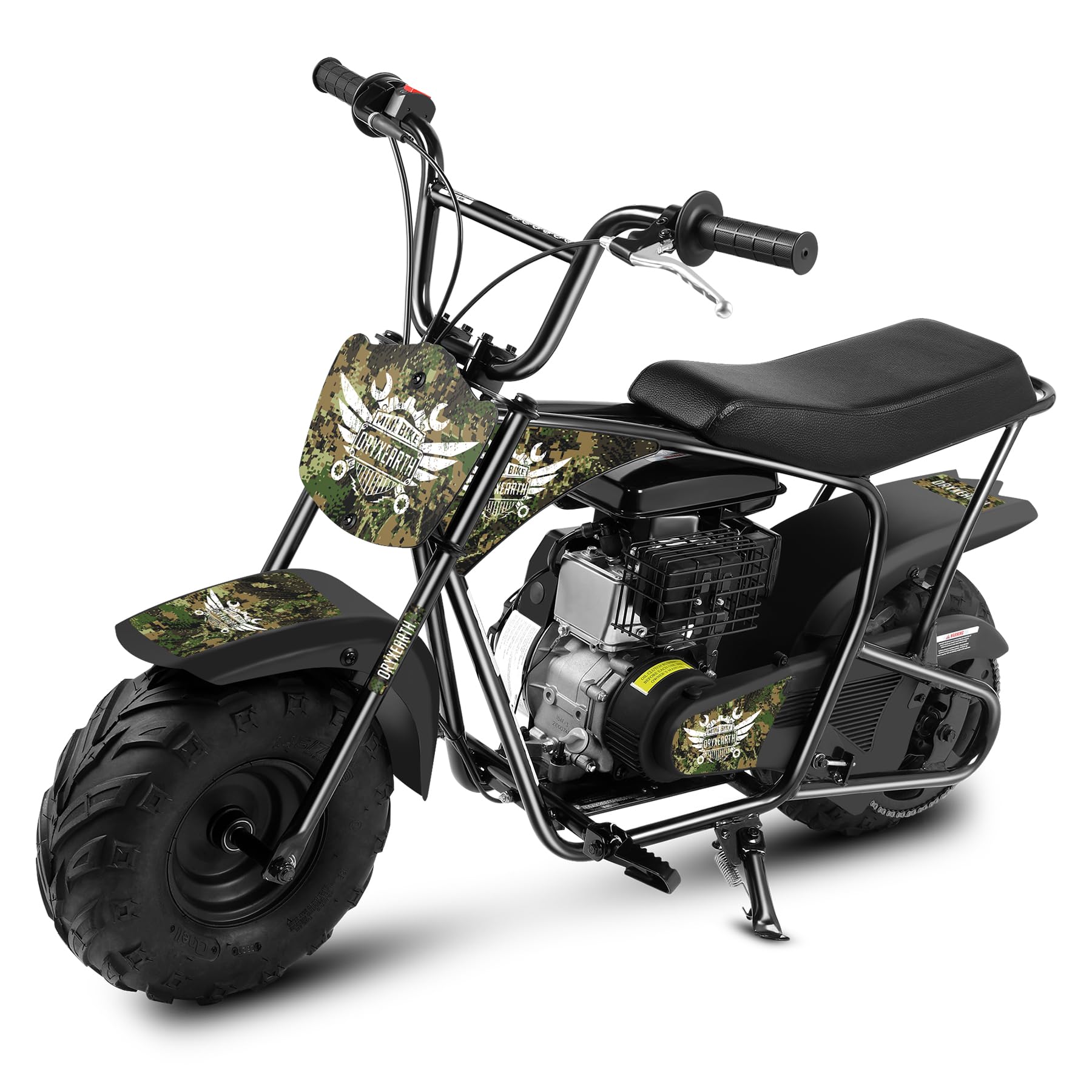 Oryxearth Mini Dirt Bike for Kids, 105CC 4-Stroke Kid Gas Powered Off-Road Pocket Pit Trail Motorcycle W/EPA Approved, Up to 28 Mph Weight Support 185 LBS, for Adults and Teens