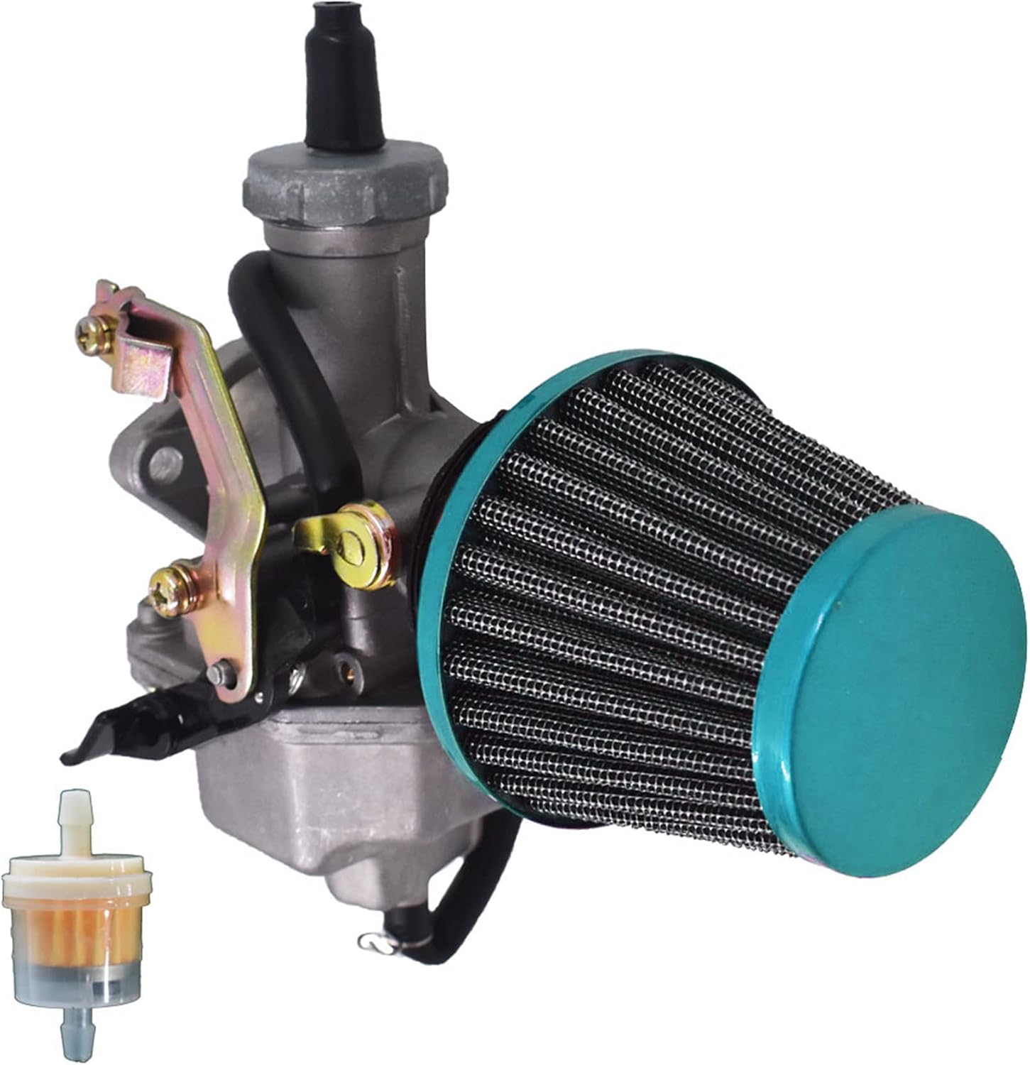 Silscvtt Carburetor Replacement for Honda XR200 XR200R 1980-2002 XL200R 1983-1984 Dirt Bike Carb with Air Fuel Filter ED-1012-CH