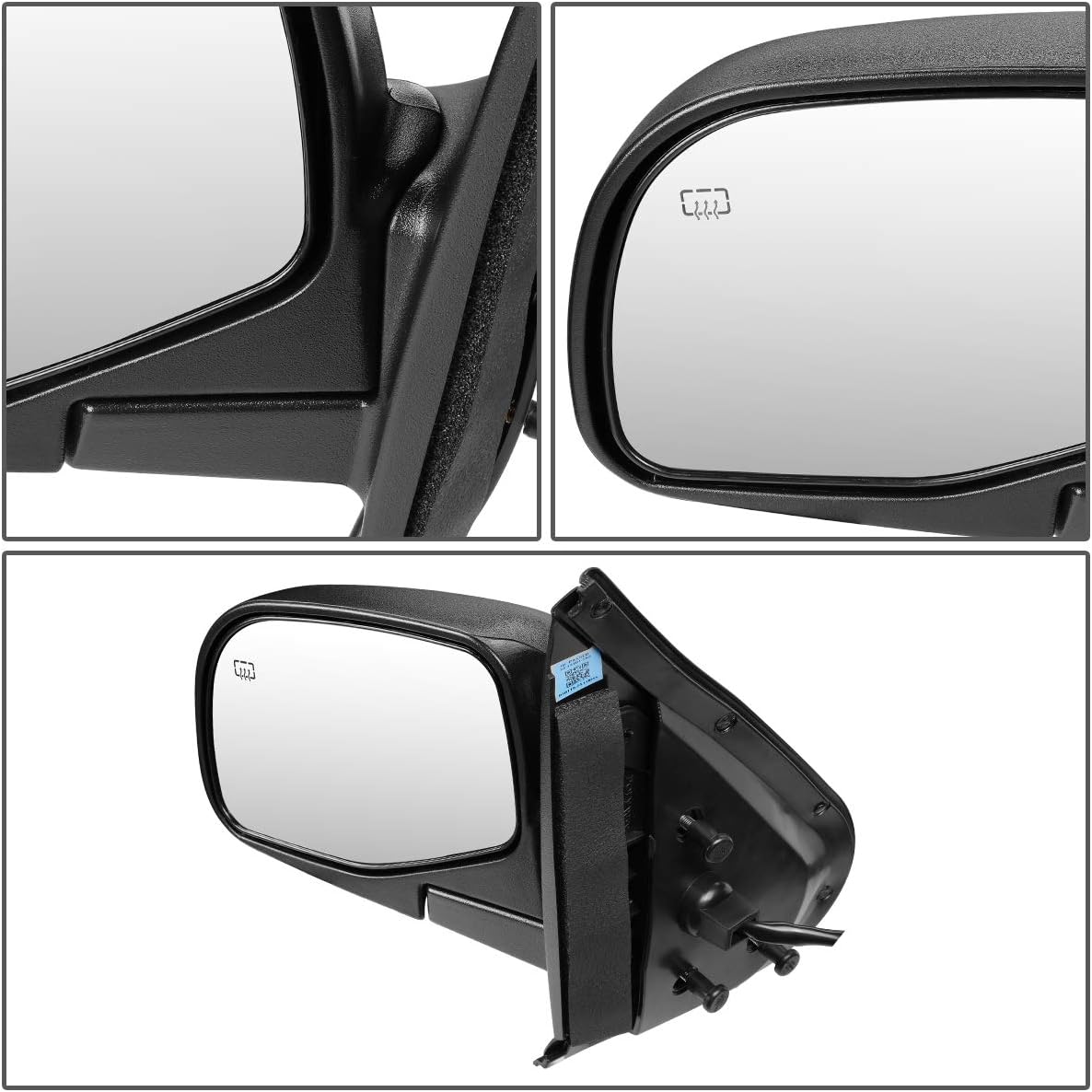 Auto Dynasty FO1320168 FO1321168 Pair OE Style Powered+Heated Side View Door Mirror Compatible with Ford Explorer Sport 95-03