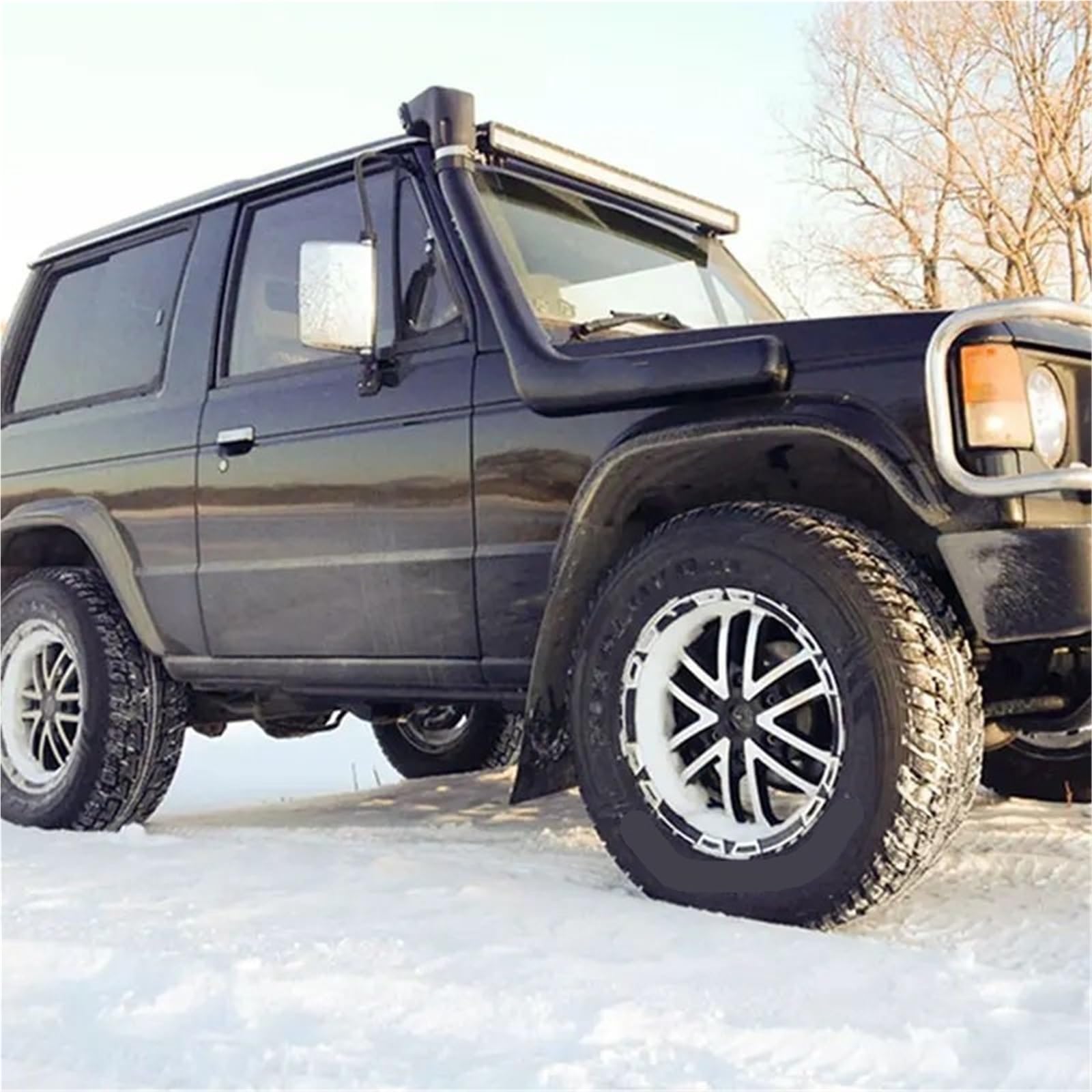 Wąż powietrza do ładowania Akcesoria samochodowe Off Road 4x4 Zestawy wlotów powietrza Snorkel pasujące do Mitsubishi Montero Pajero Shogun NA Series Wąż Wlotowy Turbo Air