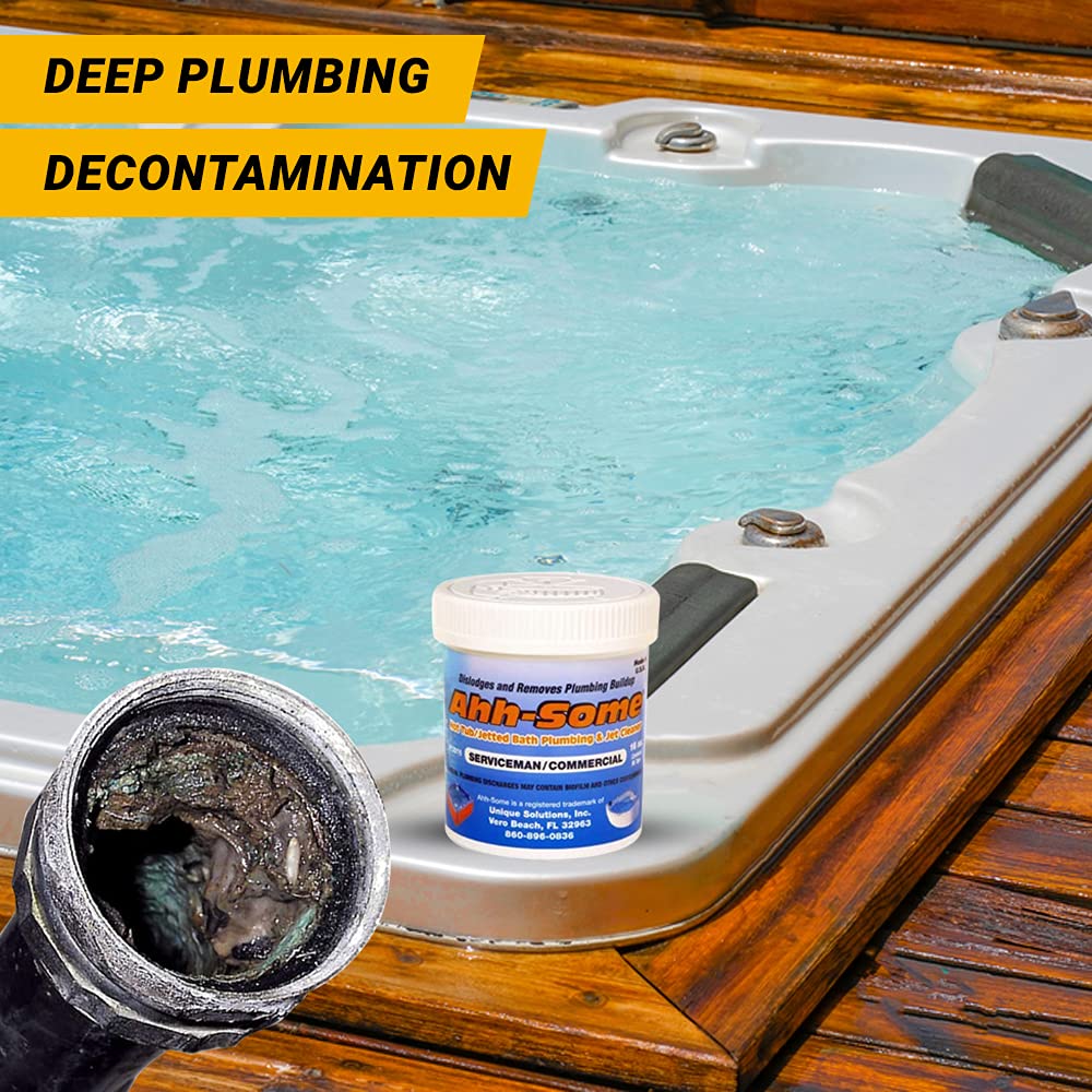 Buy AhhSome Hot Tub Cleaner Clean Pipes & Jets Gunk Build Up