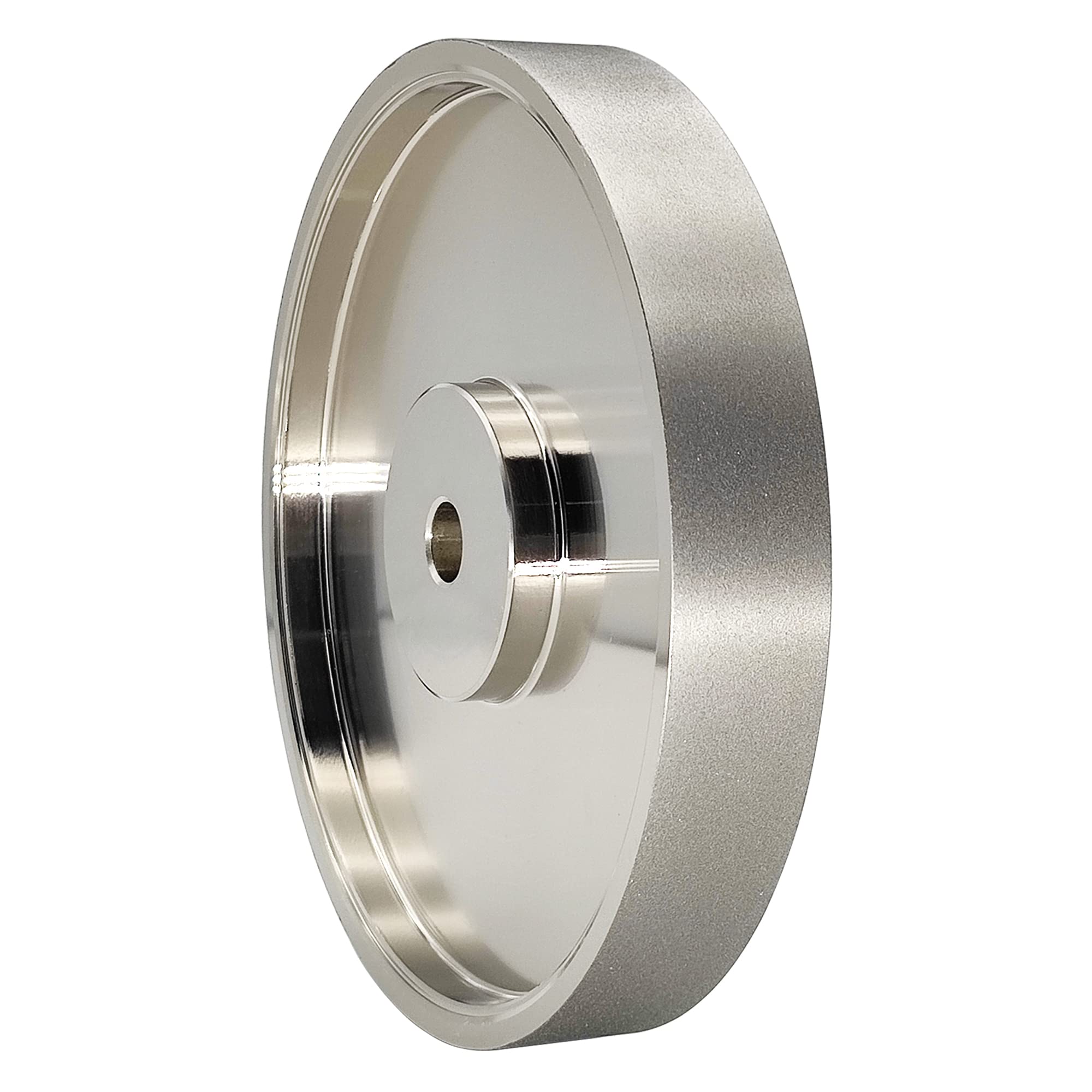 CBN Grinding Wheel 6 inch, 1" Wide, 1/2" Arbor, Sharpen High Speed Steel Cutting Tools, Grit 1000