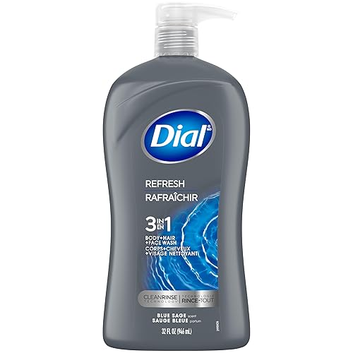Dial - Gel y champú para hombre 32 onzas