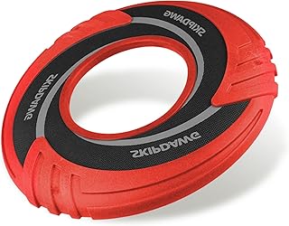 PETGEEK SKIPDAWG Flyer Dog Toys, Dog Flying Disc Interactive Dog Toys - Floats in Water & Safe on Teeth, Beach Toys for Outdoor Play and Exercise