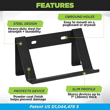 HIDEit Mounts Keyboard Wall Mount (Black)