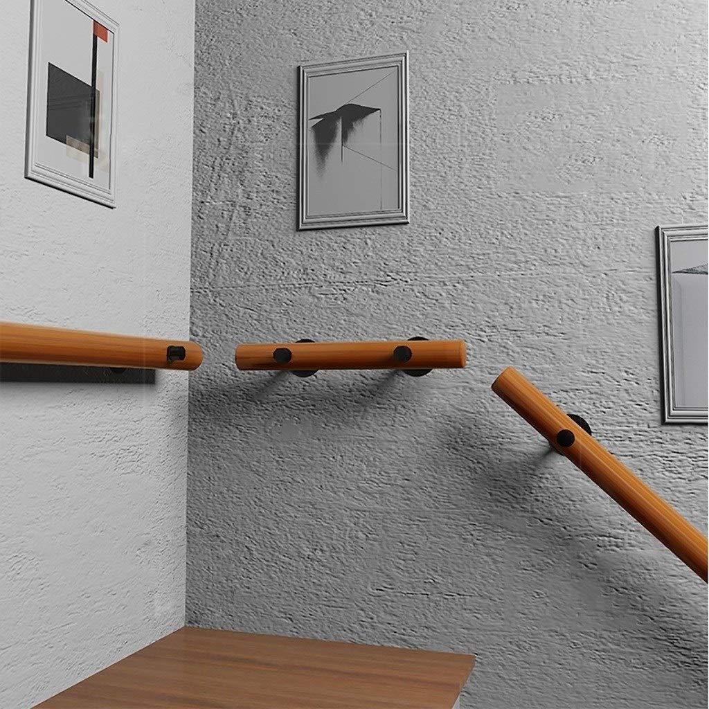 Rampe d'escalier en bois pour couloir et aménagement de maison