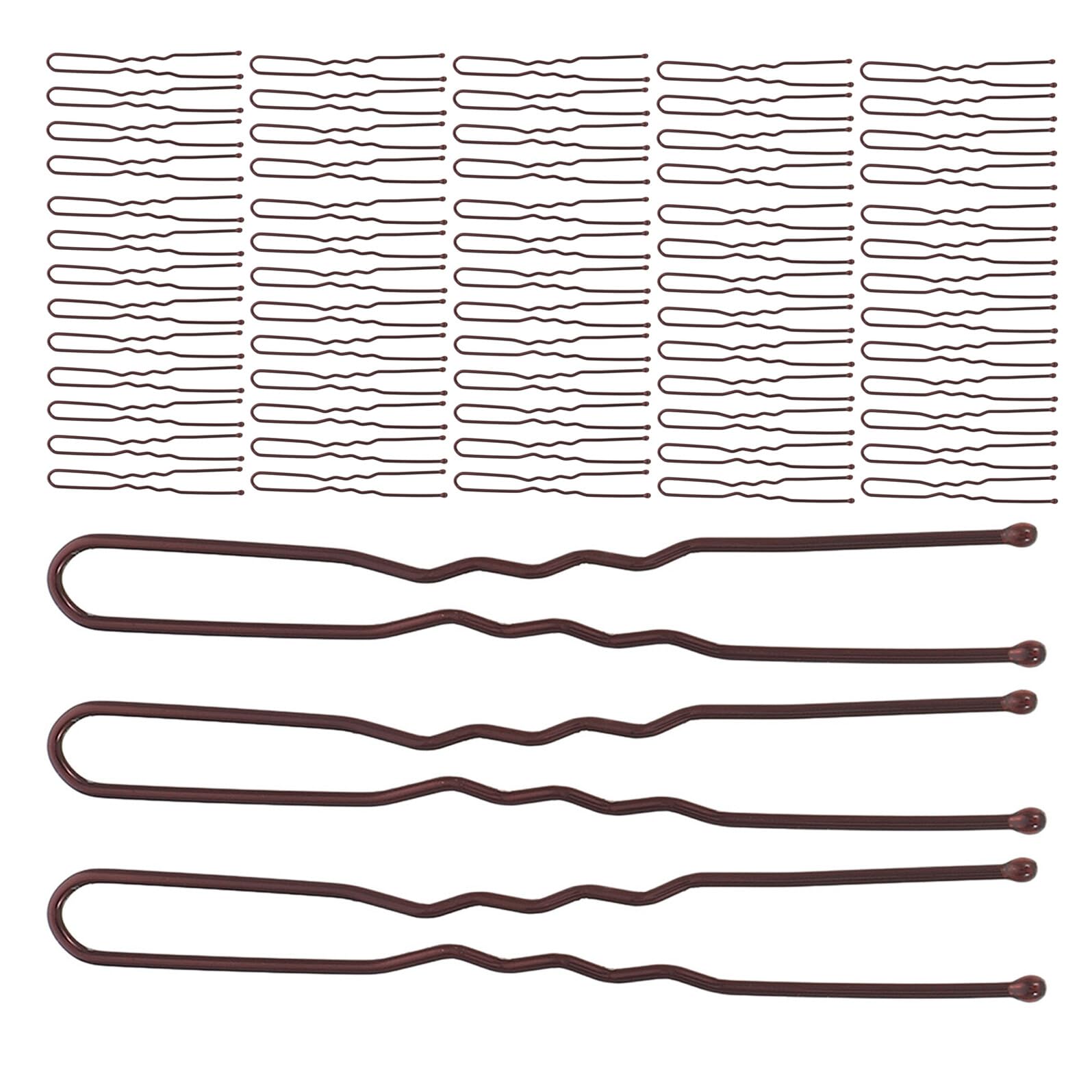 Hemobllo 600 pezzi Forcine per Capelli Forma di U in Metallo con Scatola Portaoggetti Forcine Ondulate per Chignon Stabile e Comodo Accessori Capelli Donna per Acconciature Eleganti e