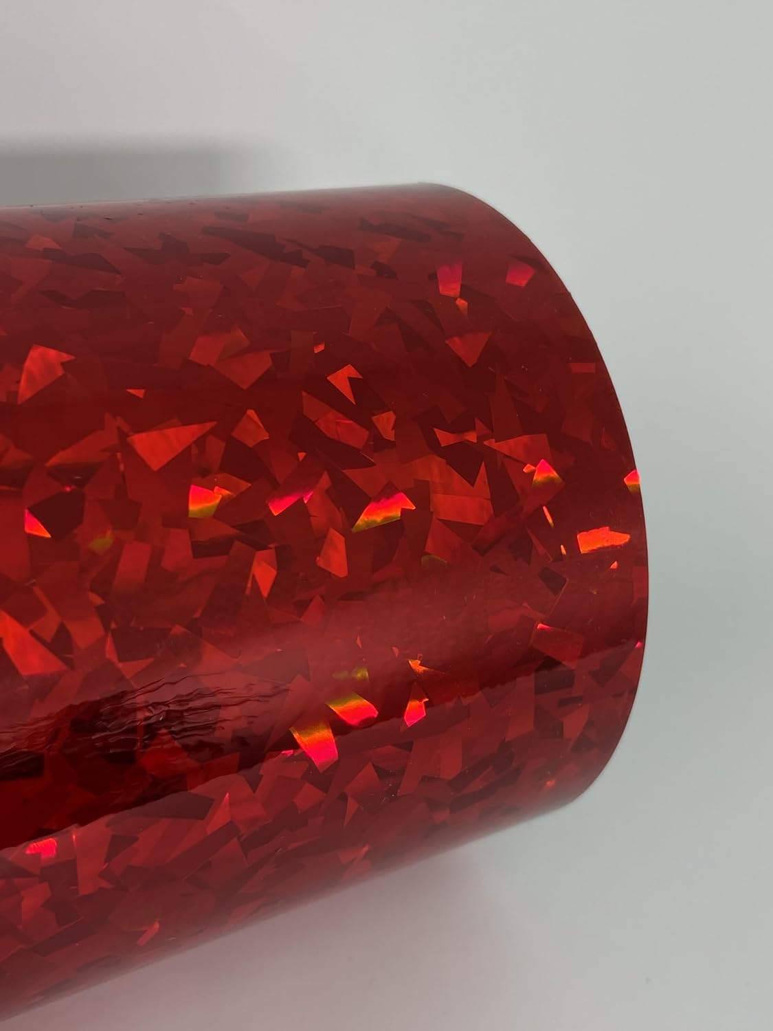 Holographic Crystal Sign Vinyl, HOLOCRYSTAL self-Adhesive Plastic (24 inch x 30 feet, Silver)