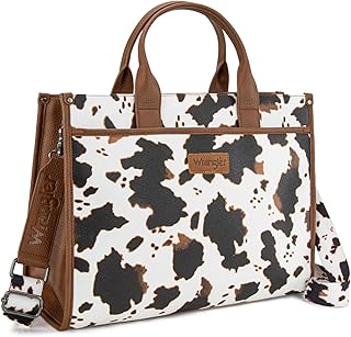 Wrangler Laptop Bag for Women 15.6 Inch Vintage Work Tote Bag for Business Briefcase Handbag with Adjustable Shoulder Strap