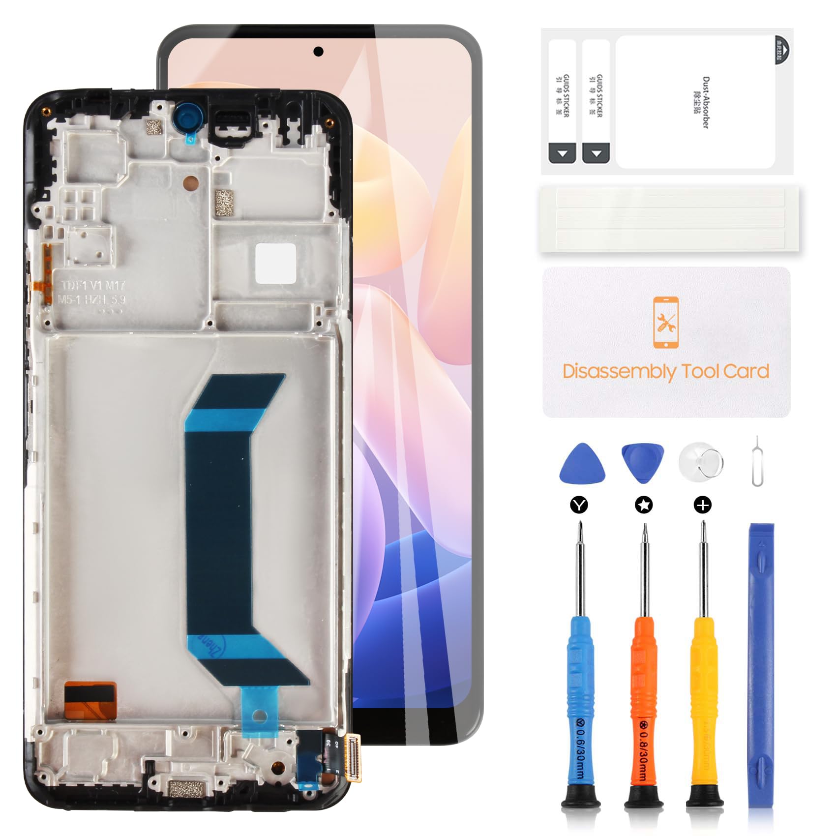 Écran LCD + Vitre Pour Xiaomi Poco X5 5G 6.67" Noir - Compatible Redmi Note 12