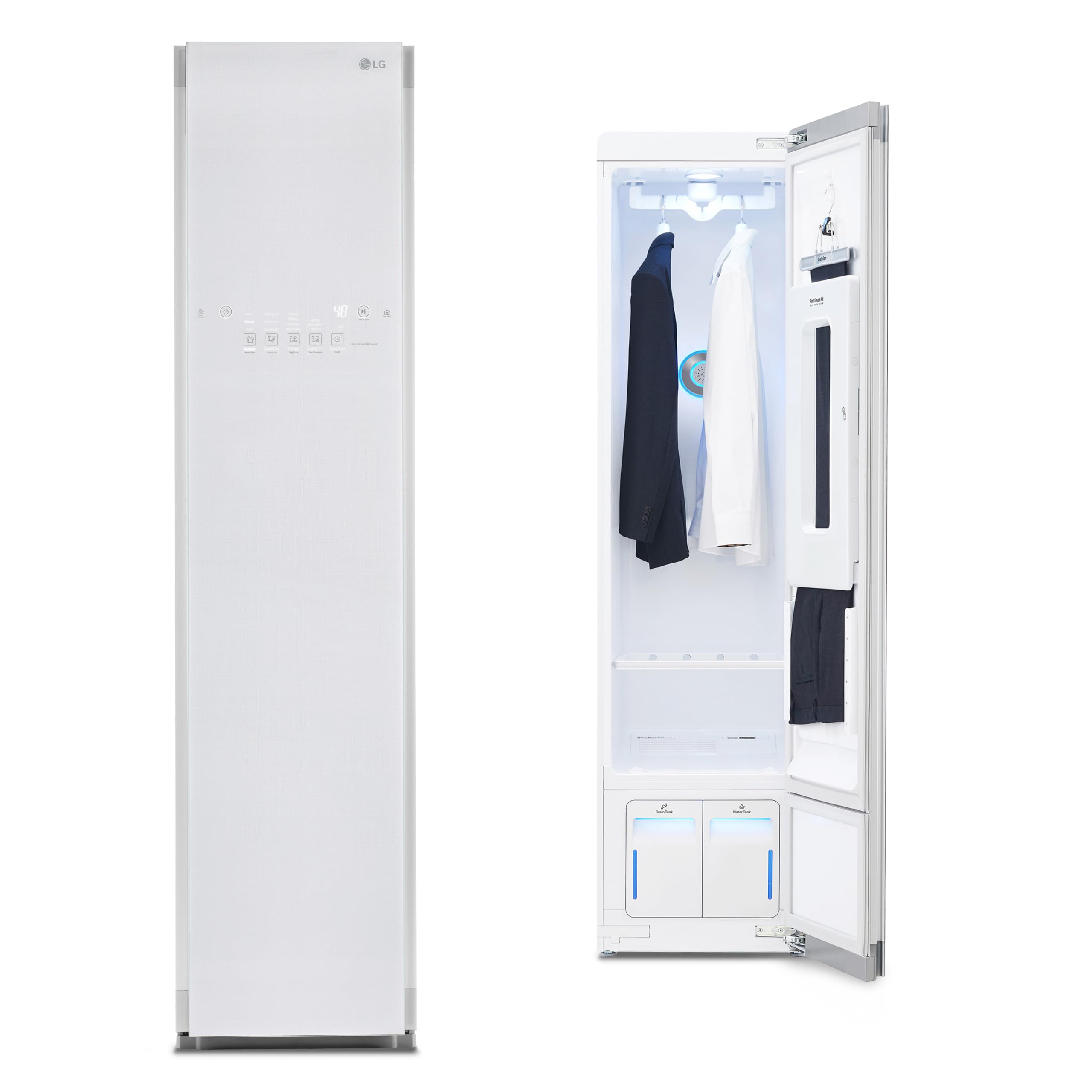 運搬取付無料！ホワイトLGstyler スタイリッシュ電機乾燥機！超美品完動品！ Amazon.com: LG Styler Steam Closet with TrueSteam Technology