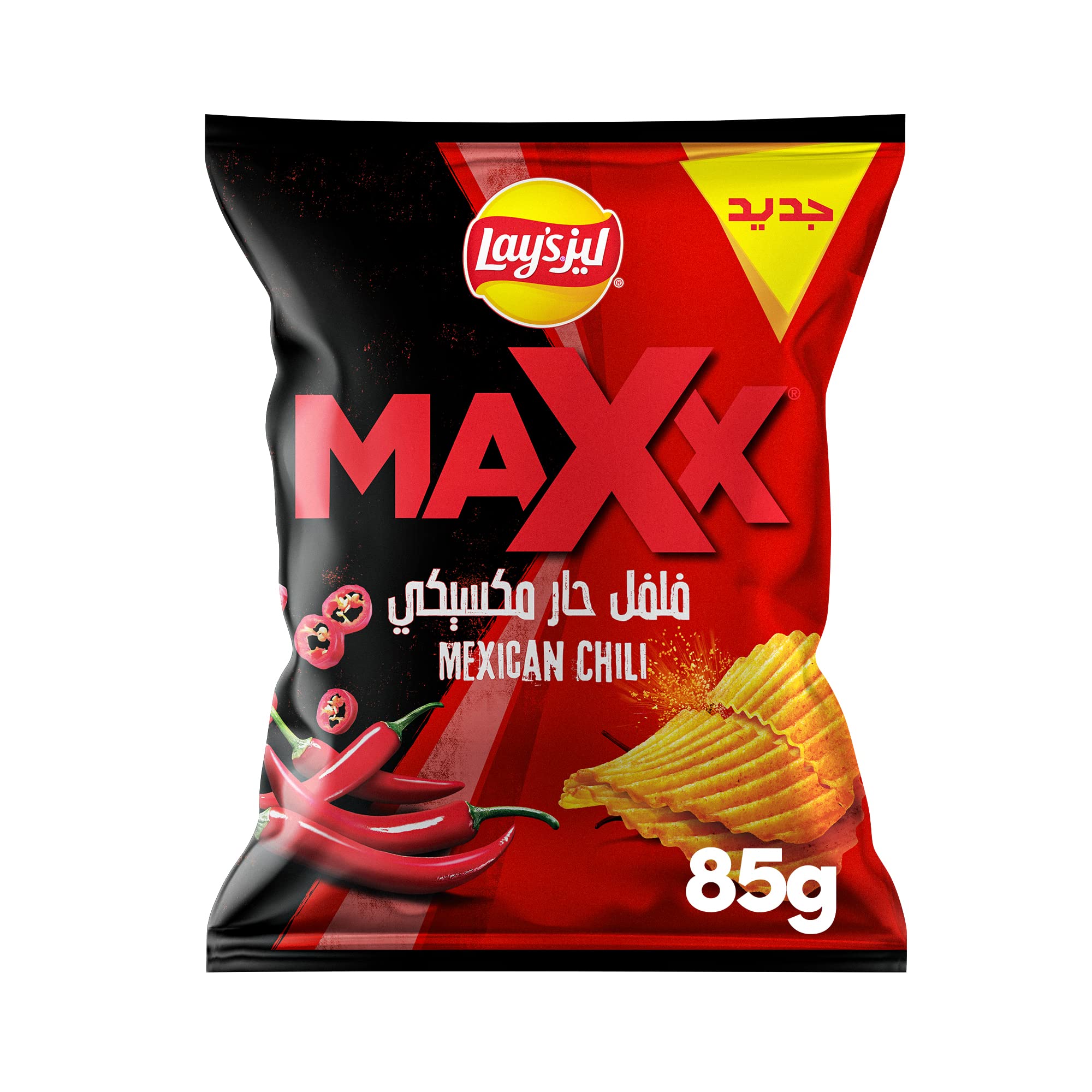 Lay's Maxx, Mexican Chili Potato Chips,85g, Yellow