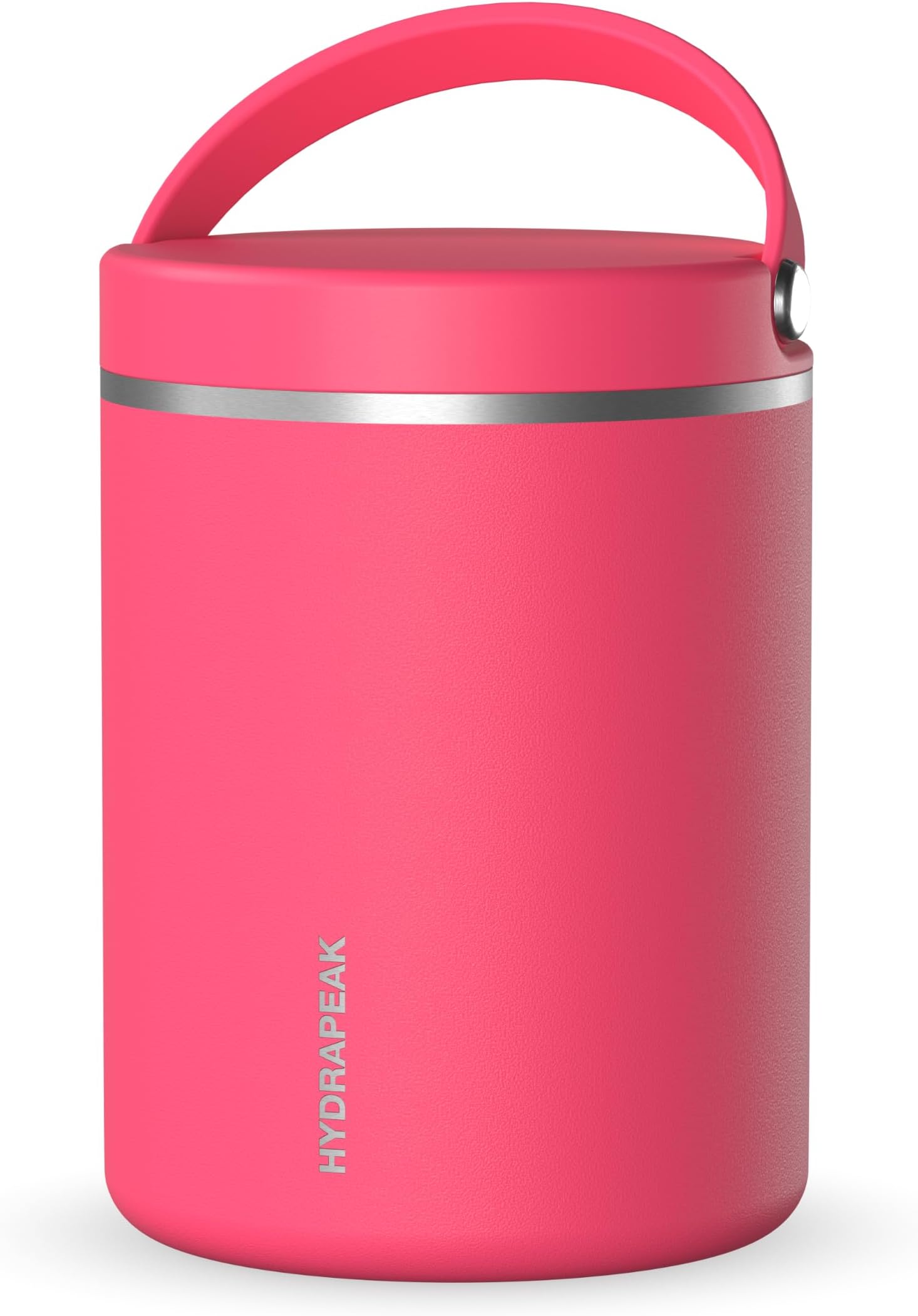 32oz Stainless Steel Vacuum Insulated Food Jar | Wide Mouth Leak-Proof Soup Container for Adults, 10 Hours Hot and 16 Hours Cold | Hot Pink