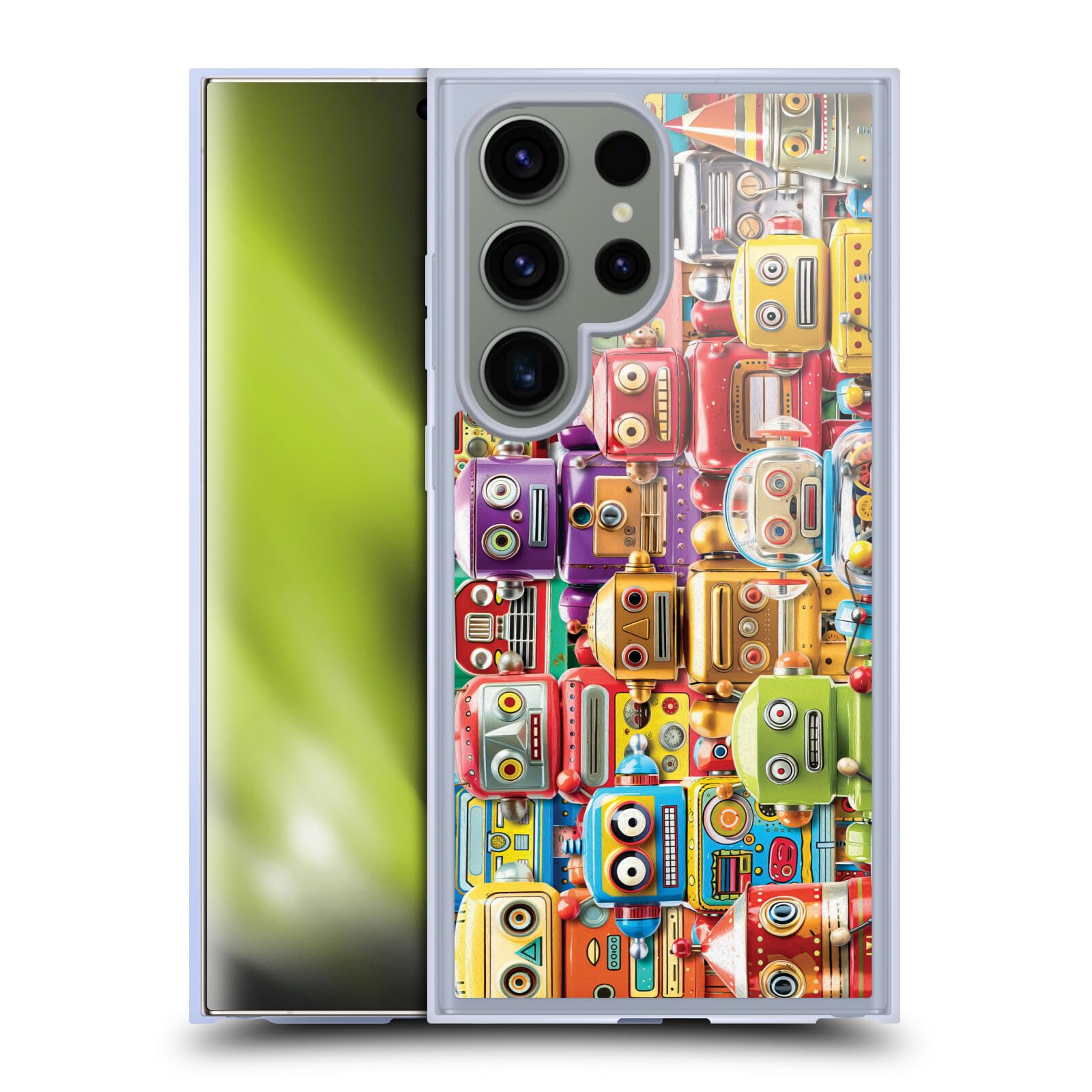 Coque Samsung S24 Ultra MagSafe motif robots souple - 8