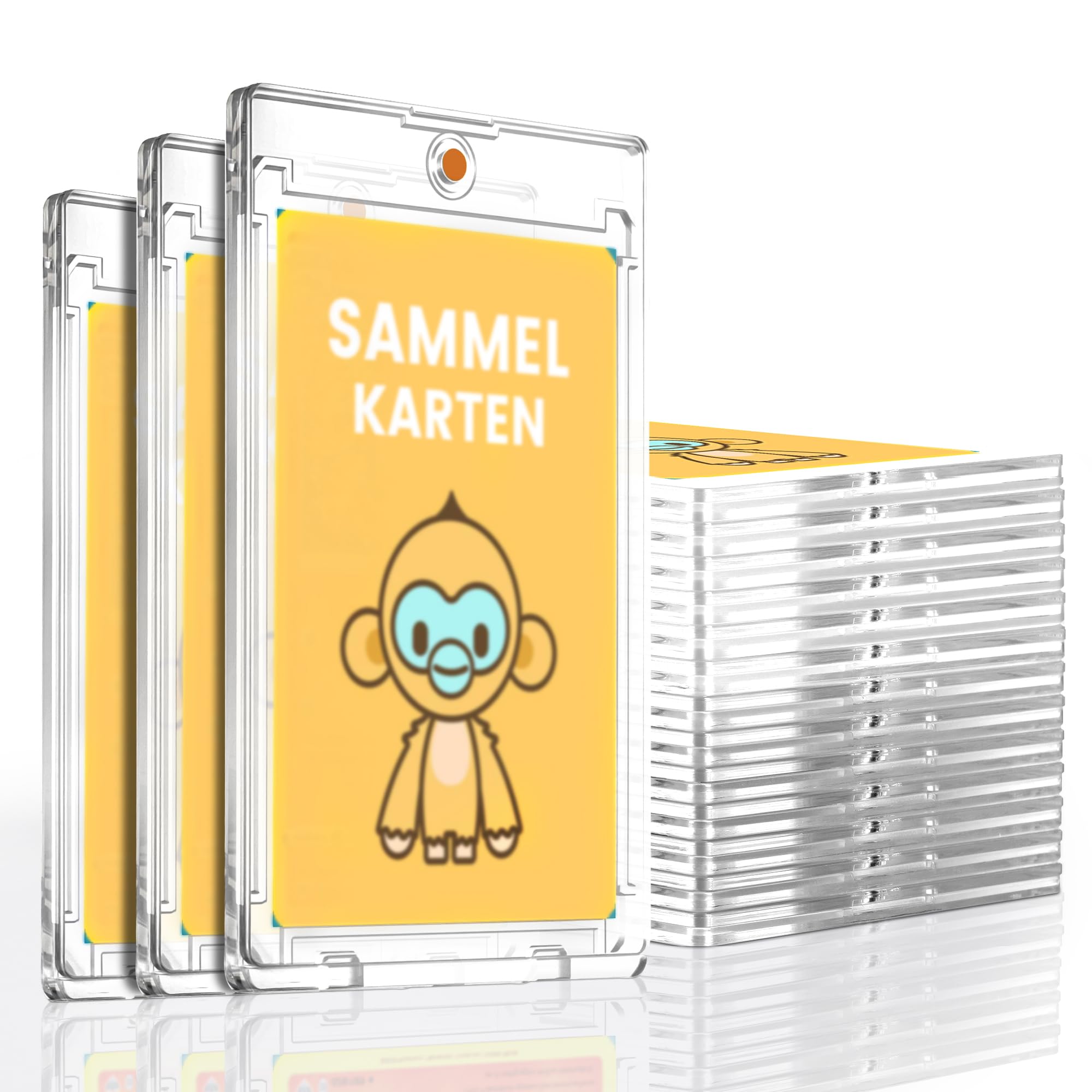 10 szt. Magnetic Card Holder etui na karty kolekcjonerskie