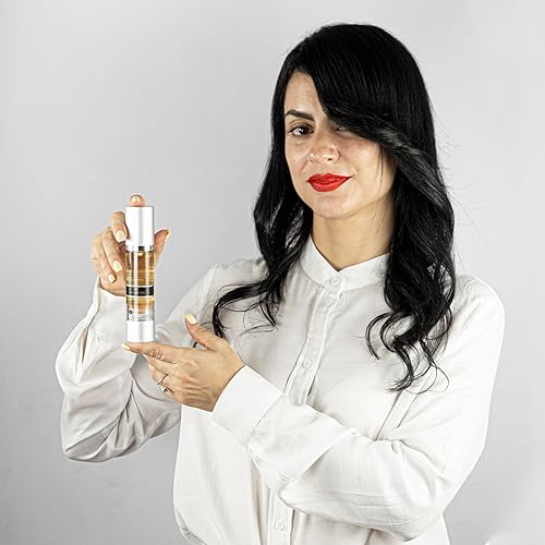 Miniatura 7 de Spray para el cabello de aceite de argán, fórmula altamente hidratante, no grasa y nutritiva para control del encrespamiento, acondicionador sin