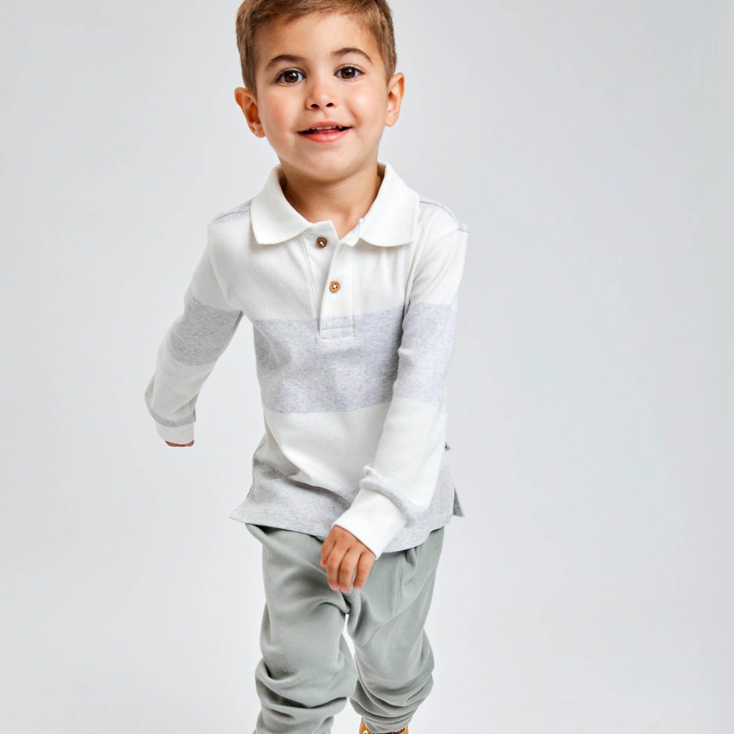 HonestBaby Unisex Baby Oberteil, Sweatpants und Beanie Set