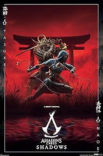 Assassins Creed Schatten endlich was viele Fans gefordert hatten 6 Trends International Assassin's Creed: Shadows - Key Art Wall Poster, 34L x 22.4W, Unframed Version