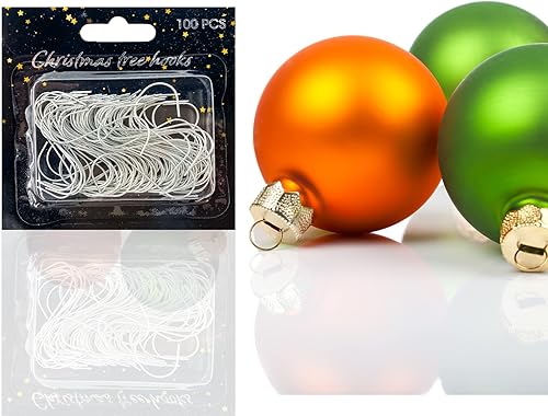 Miniatura 4 de Needzo Ganchos decorativos para árbol de Navidad, accesorios a granel para decoraciones navideñas, artículos esenciales de decoración de alambre,