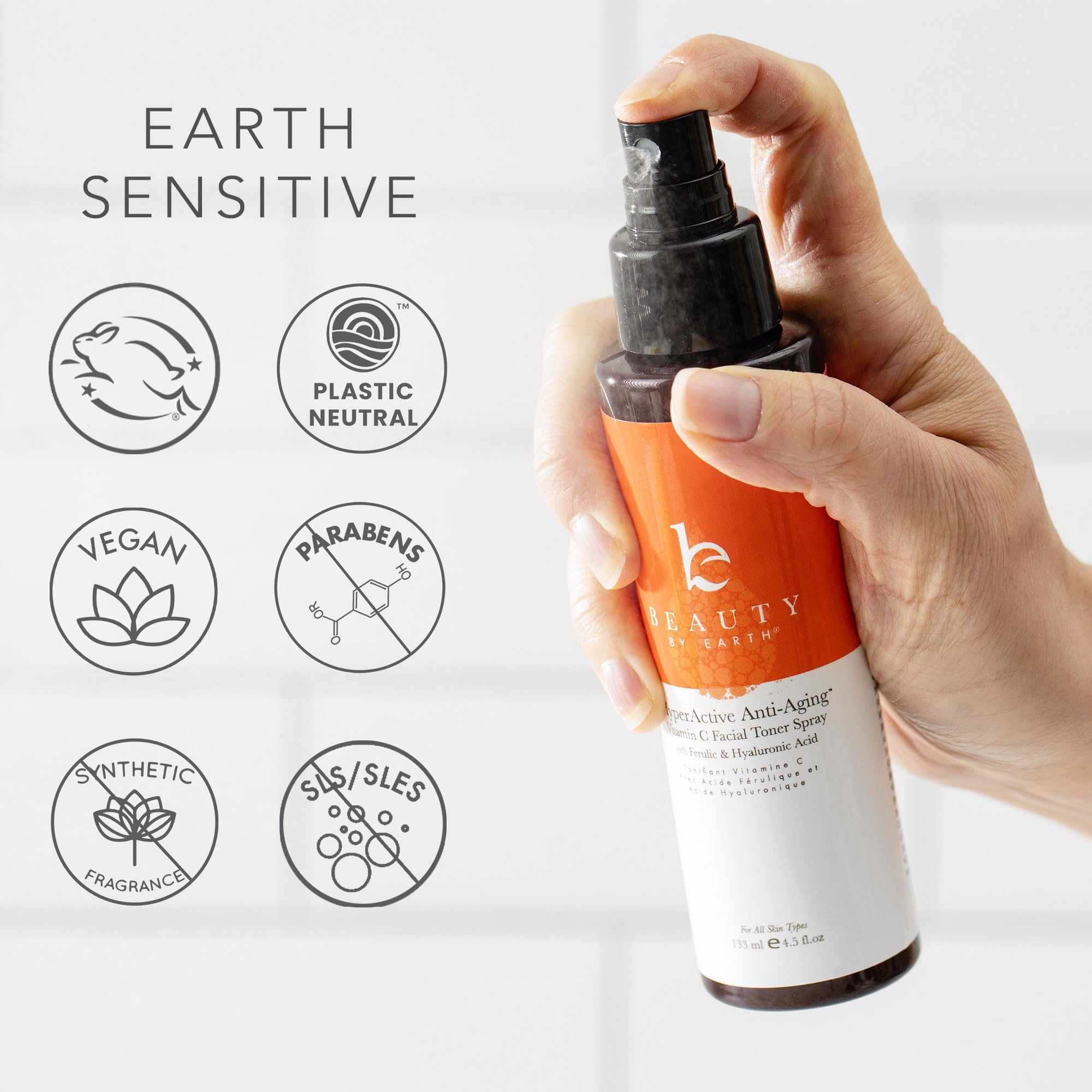 Vitamin C Face Toner - Facial Spray, Facial Toner & Skin Toner, Aloe & Witch Hazel Toner for Face Spray, Face Toner for Women & Men, Hydrating Toner for Oily Skin & Dry Skin, Light Astringent for Face
