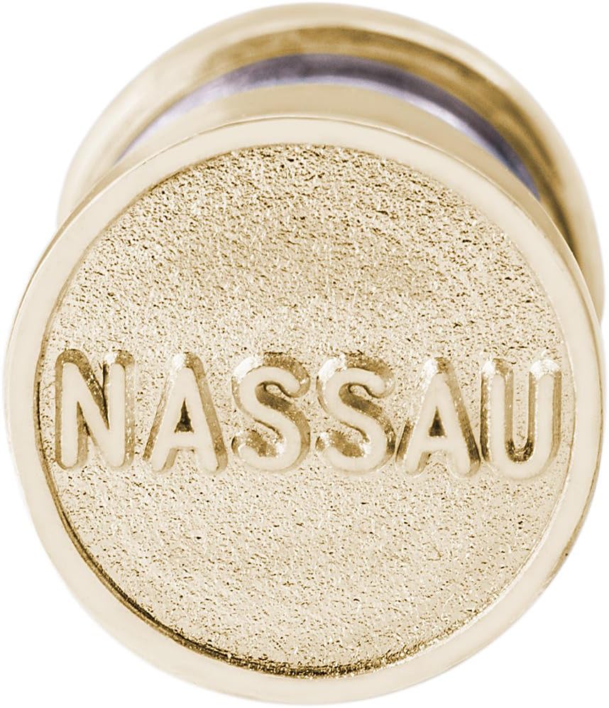 Rembrandt Nassau Sand Capsule Charm - Metal - Gold-Plated Sterling Silver