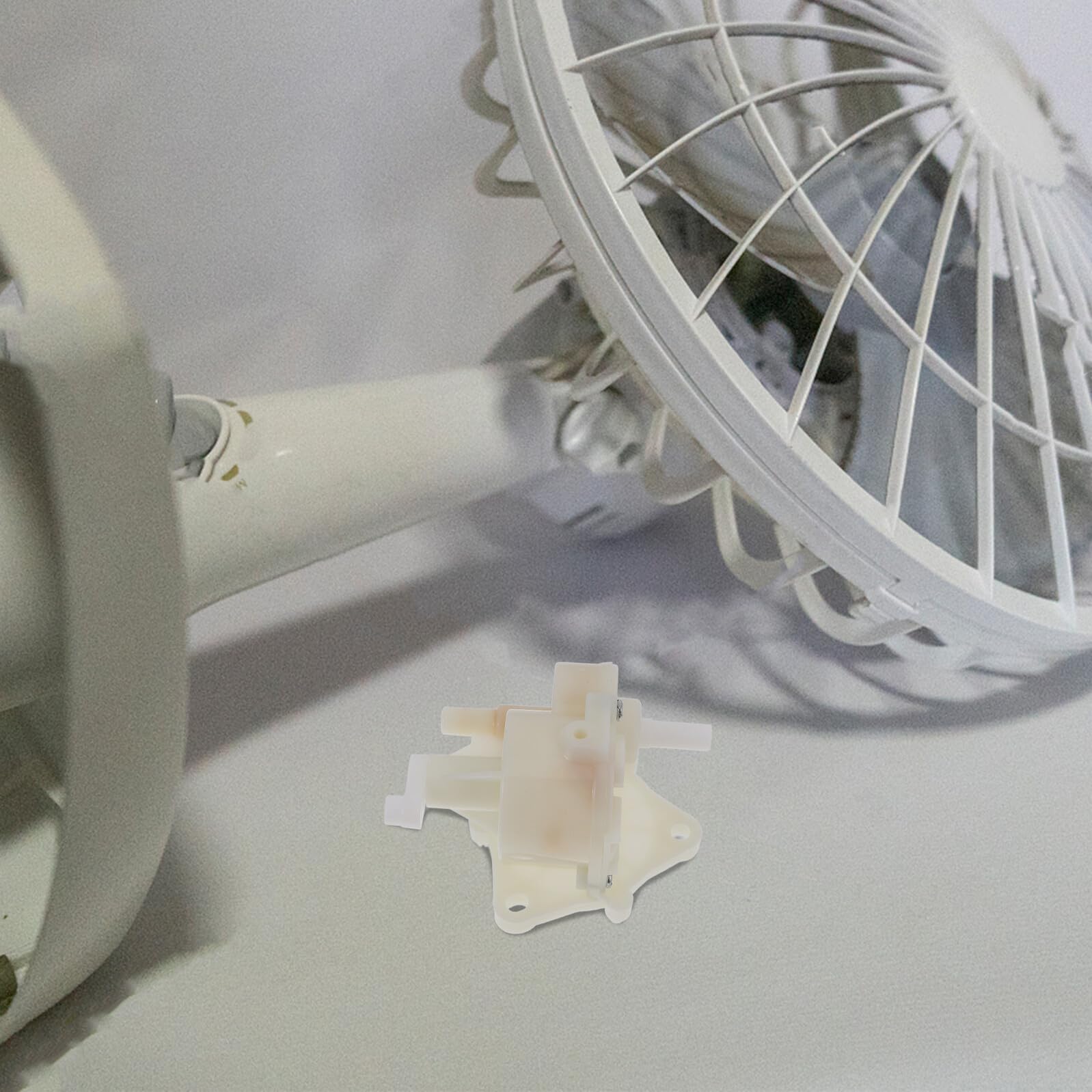 STOBAZA di Ricambio in Abs per Ventilatore Bianco Design Multifunzionale e Facile da Installare, Adatto per Ventilatori da Tavolo a Piantana