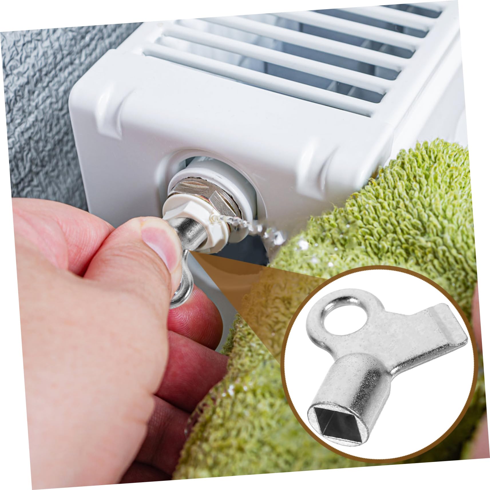 25 Piezas Llave de válvula de escape valvula radiador llave de tubo interruptores es para tubos es de radiador para viejo tecla de sangrado de aluminio NIYANGLE