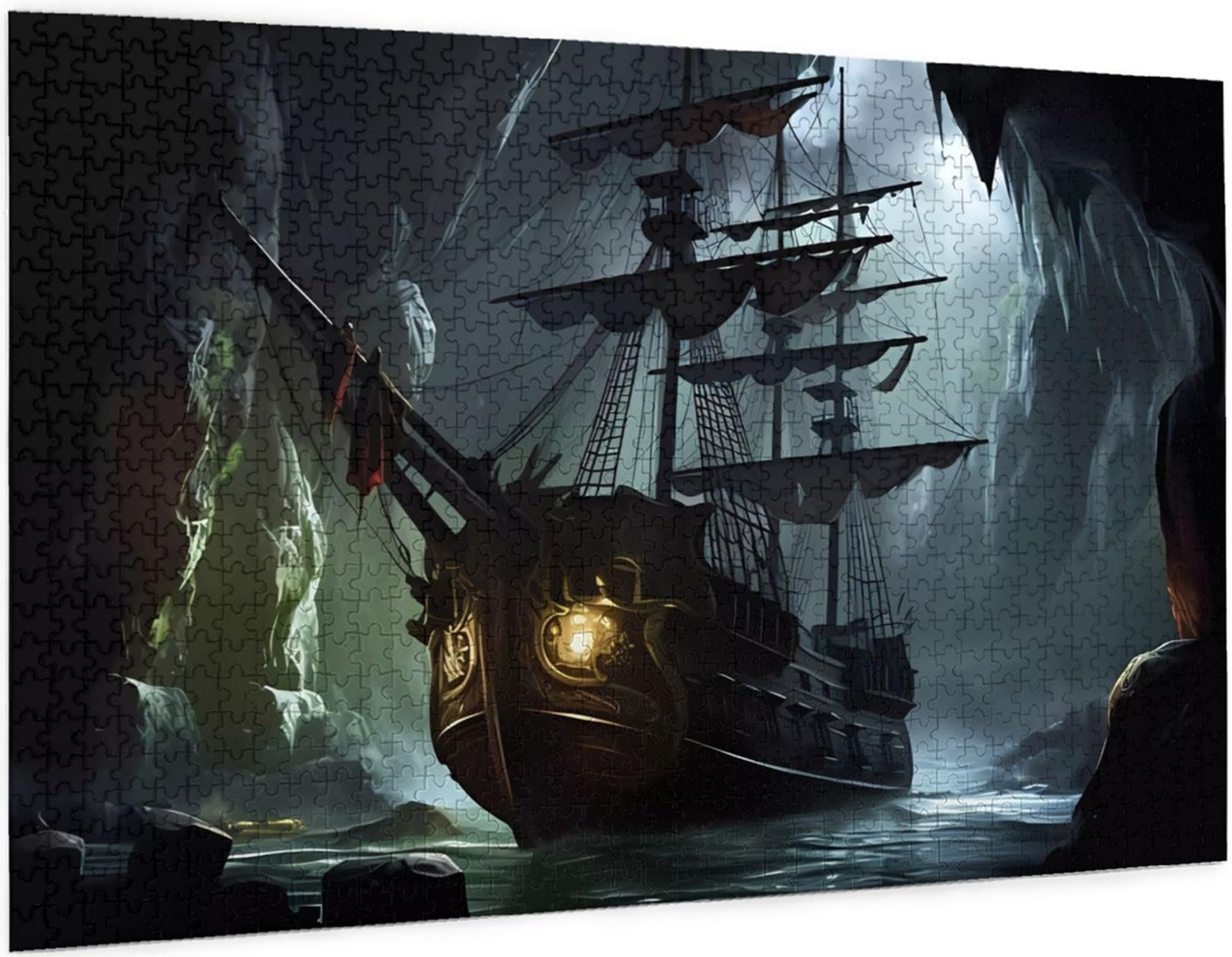 PUZZLE 1000 PEZZI NAVE ATTACCO SQUALO - 70x50 Cm, Per Adulti E Bambini, Gioco Antistress E Decorativo