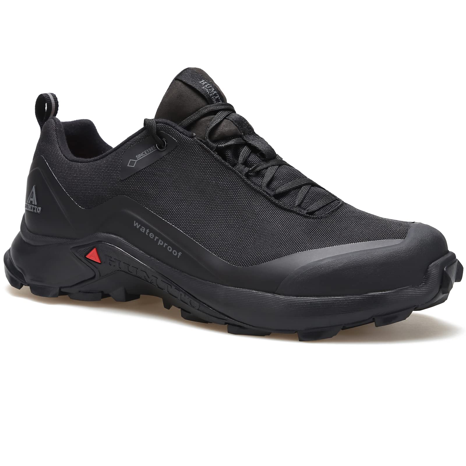 HumttoMen's All-Terrain Waterproof Hiking Shoes Lightweight Breathable Trekking Trails Shoes Anti Slip Outdoor Shoes