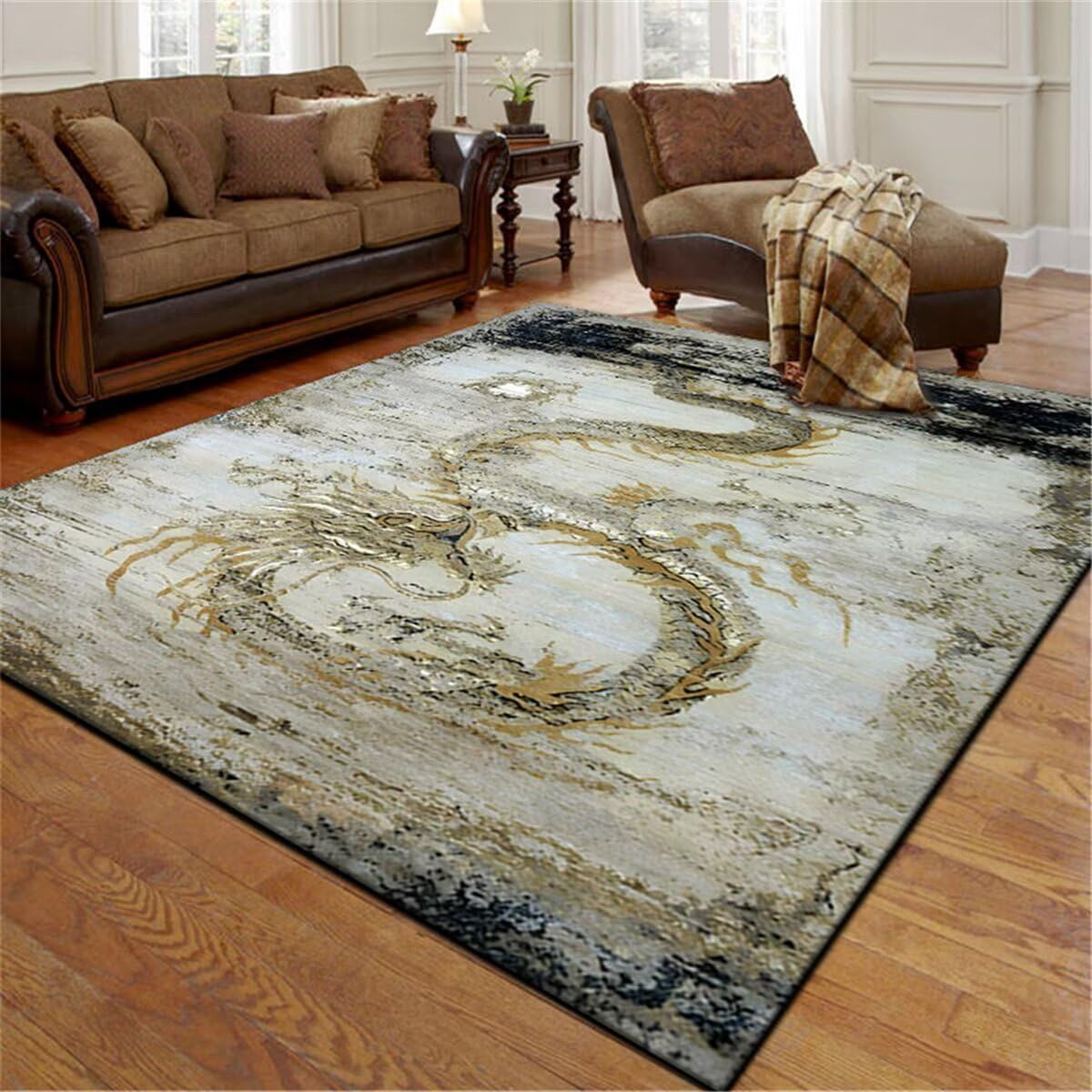 Tapis deco table basse enfant garcon style moderne résistant aux taches 160x230cm