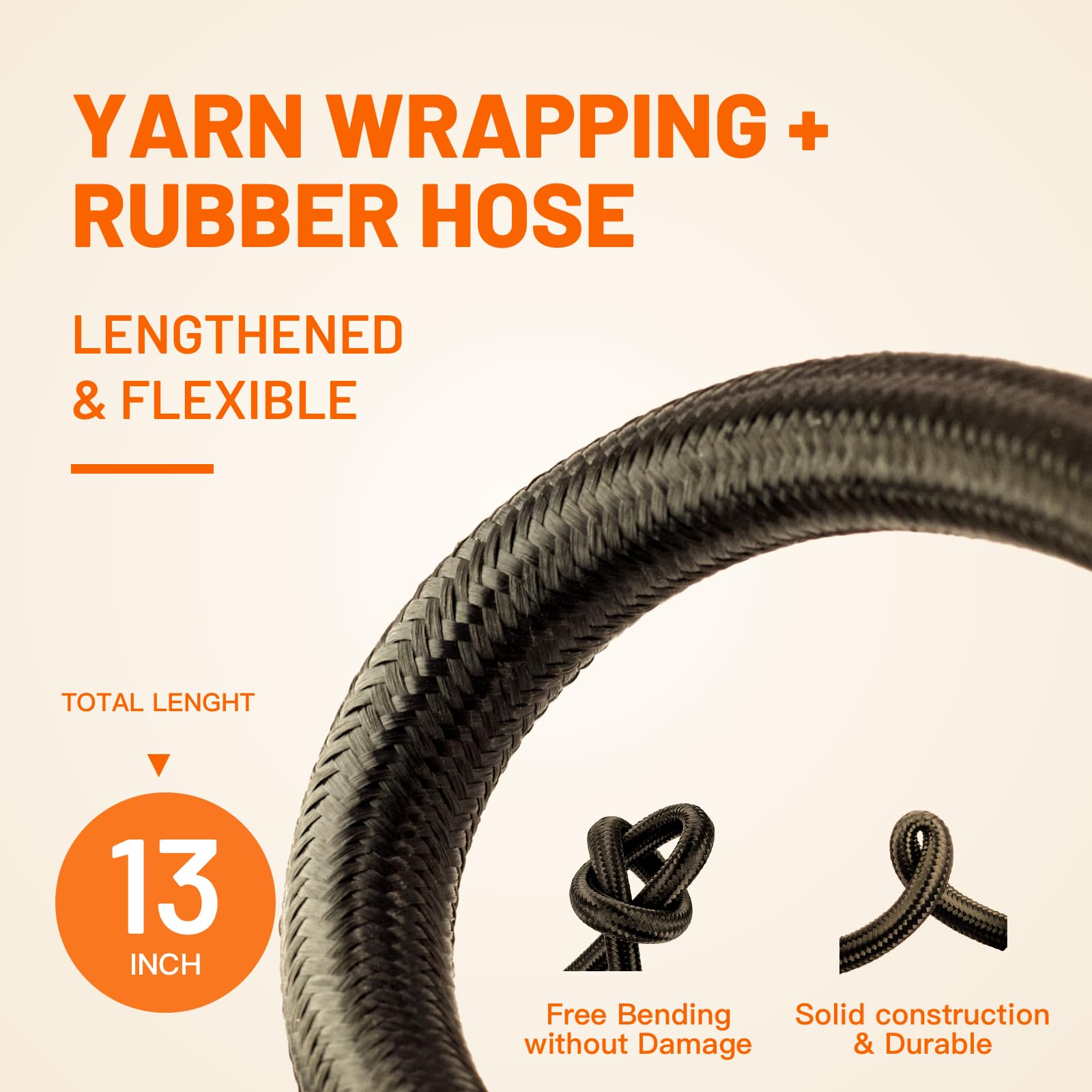 Tuyau De Pompe De Gonflage De Pneu, Tuyau En Caoutchouc D'air De Valve De Moto Mandrin De Pneu De Verrouillage Avec Clip Pour Outil Pneumatique De Tuyau De Velo De Voiture De Moto 92243082