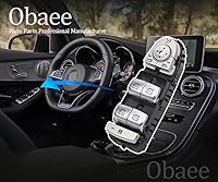 Vista 5 de Obaee Interruptor Maestro de Elevalunas Eléctrico Delantero Lado del Conductor Compatible con Mercedes-Benz C300, C350e, C43 AMG, C63 AMG, C63 AMG