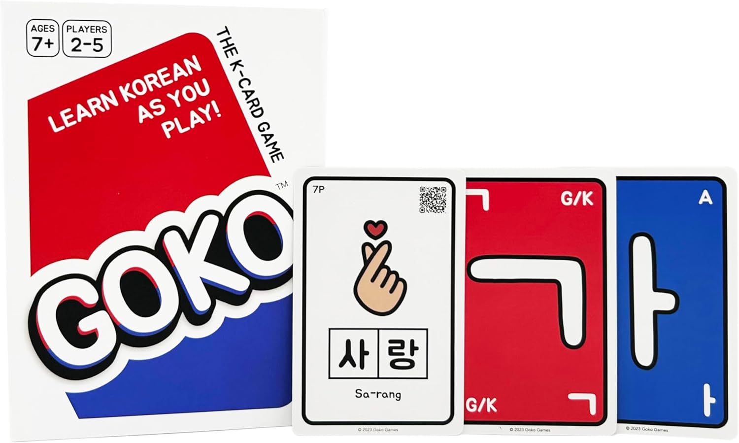 Learn Korean As You Play | Gifts for K-Pop and K-Drama Fans | Beginner Friendly | Fun for Kids and Adults | Collect, Trade, and Claim Letter Cards to Make Your Word | 2-5 Players | Ages 7+